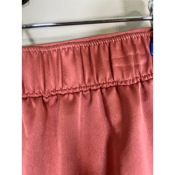 Abercrombie Kid Skirt Pink 15 Wrap Satiny Chic Preppy Classic Retro Boho Hippie - Picture 5 of 7